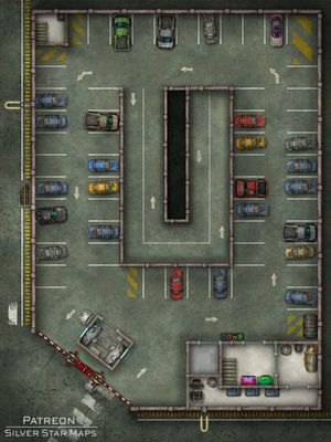 Carte 2496, carte de JDR — battlemap pour Roll20 et Foundry VTT