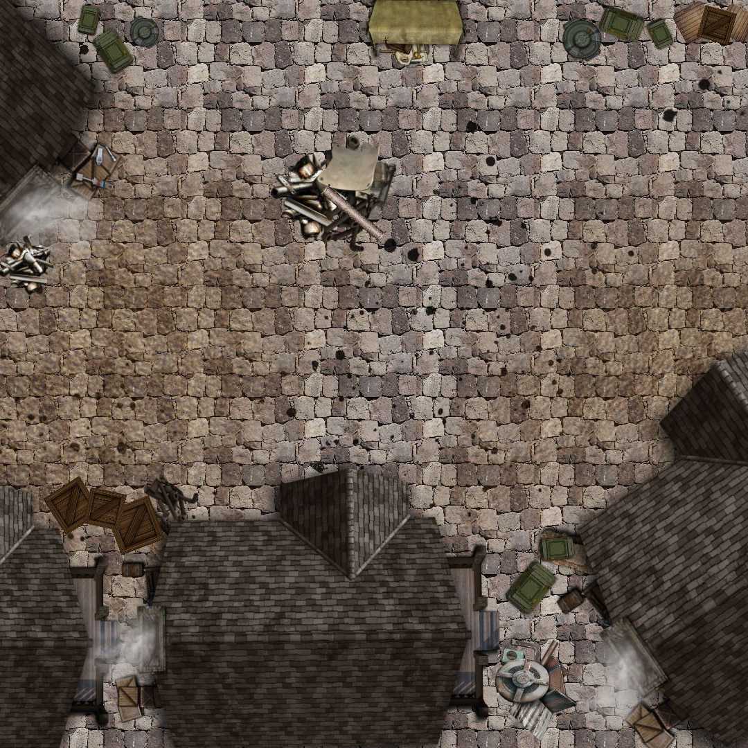 Carte 25, carte de JDR — battlemap pour Roll20 et Foundry VTT
