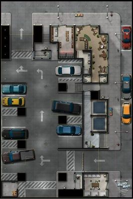 Carte 2501, carte de JDR — battlemap pour Roll20 et Foundry VTT