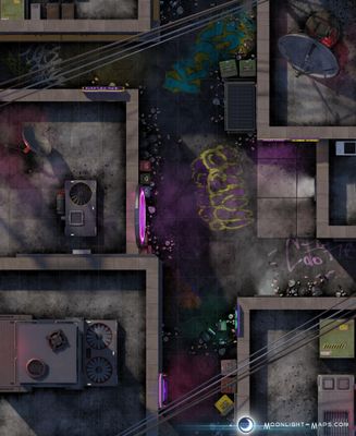 Carte 2534, carte de JDR — battlemap pour Roll20 et Foundry VTT