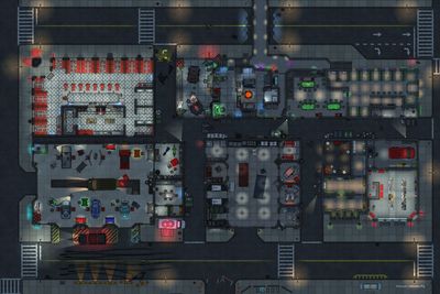 Carte 2545, carte de JDR — battlemap pour Roll20 et Foundry VTT