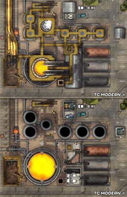 Carte 2596, carte de JDR — battlemap pour Roll20 et Foundry VTT