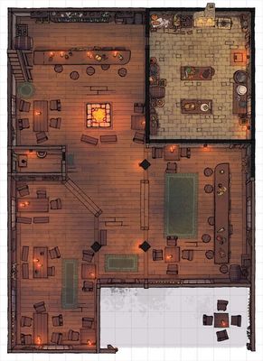 Carte 262, carte de JDR — battlemap pour Roll20 et Foundry VTT
