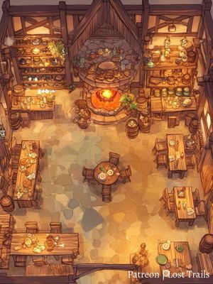 Carte 264, carte de JDR — battlemap pour Roll20 et Foundry VTT