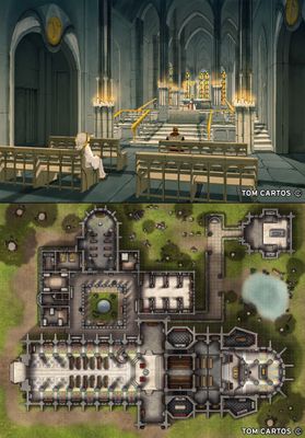 Carte 2673, carte de JDR — battlemap pour Roll20 et Foundry VTT
