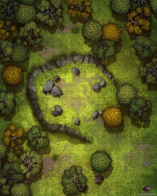 Carte 268, carte de JDR — battlemap pour Roll20 et Foundry VTT