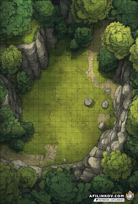 Carte 272, carte de JDR — battlemap pour Roll20 et Foundry VTT