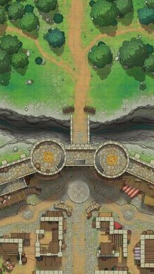 Carte 273, carte de JDR — battlemap pour Roll20 et Foundry VTT