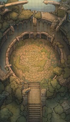 Carte 277, carte de JDR — battlemap pour Roll20 et Foundry VTT