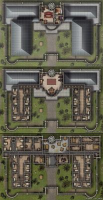 Carte 2770, carte de JDR — battlemap pour Roll20 et Foundry VTT