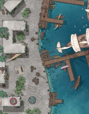Carte 2777, carte de JDR — battlemap pour Roll20 et Foundry VTT