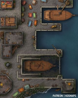 Carte 2779, carte de JDR — battlemap pour Roll20 et Foundry VTT