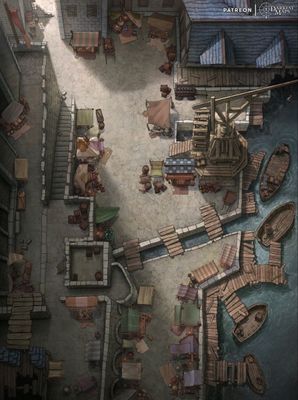 Carte 278, carte de JDR — battlemap pour Roll20 et Foundry VTT