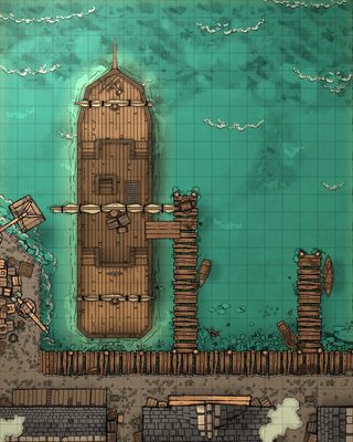 Carte 2792, carte de JDR — battlemap pour Roll20 et Foundry VTT