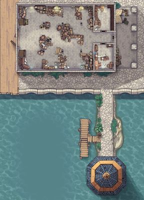 Carte 2793, carte de JDR — battlemap pour Roll20 et Foundry VTT