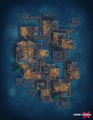 Carte 2794, carte de JDR — battlemap pour Roll20 et Foundry VTT