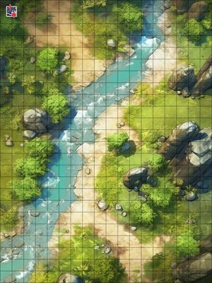 Carte 282, carte de JDR — battlemap pour Roll20 et Foundry VTT