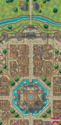 Carte 283, carte de JDR — battlemap pour Roll20 et Foundry VTT