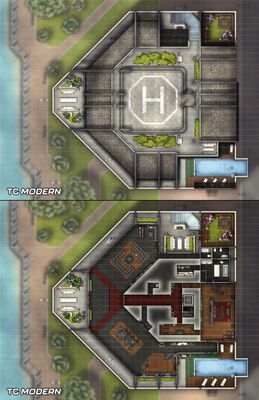Carte 2853, carte de JDR — battlemap pour Roll20 et Foundry VTT
