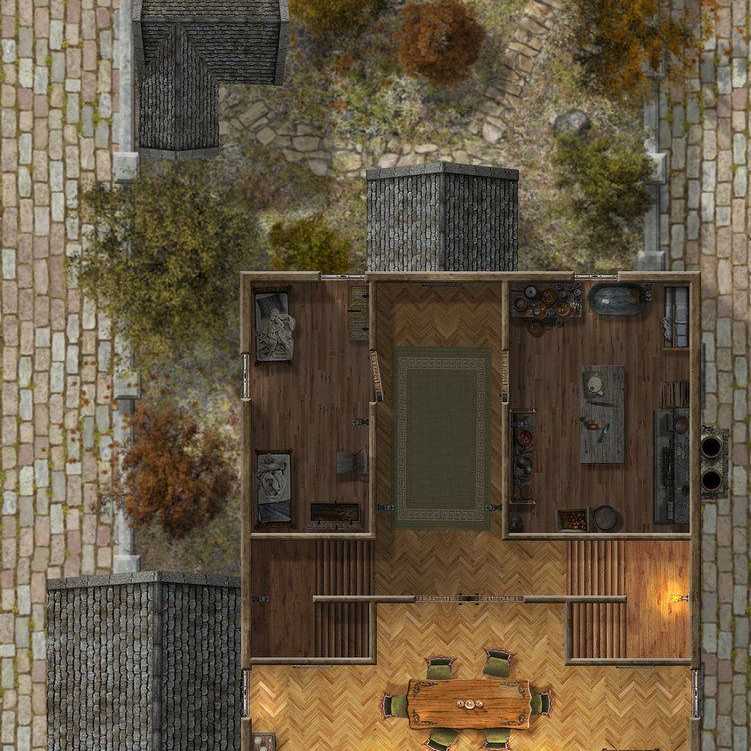 Carte 29, carte de JDR — battlemap pour Roll20 et Foundry VTT