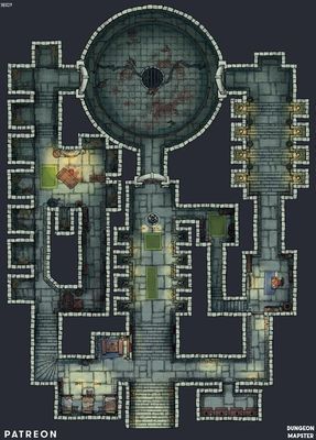 Carte 292, carte de JDR — battlemap pour Roll20 et Foundry VTT