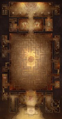 Carte 293, carte de JDR — battlemap pour Roll20 et Foundry VTT