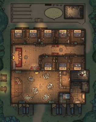Carte 306, carte de JDR — battlemap pour Roll20 et Foundry VTT