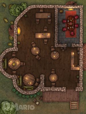 Carte 309, carte de JDR — battlemap pour Roll20 et Foundry VTT