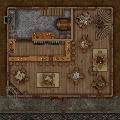 Carte 310, carte de JDR — battlemap pour Roll20 et Foundry VTT