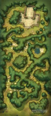 Carte 324, carte de JDR — battlemap pour Roll20 et Foundry VTT
