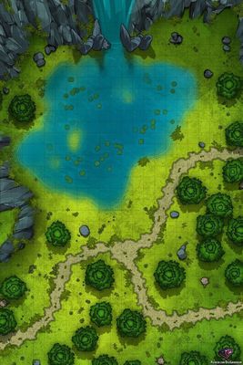 Carte 328, carte de JDR — battlemap pour Roll20 et Foundry VTT