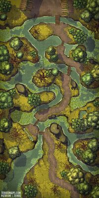Carte 331, carte de JDR — battlemap pour Roll20 et Foundry VTT