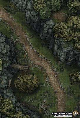 Carte 332, carte de JDR — battlemap pour Roll20 et Foundry VTT