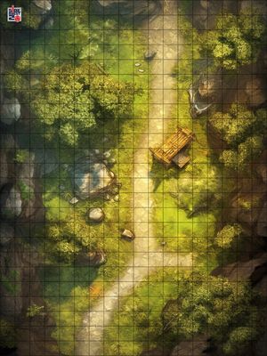 Carte 336, carte de JDR — battlemap pour Roll20 et Foundry VTT