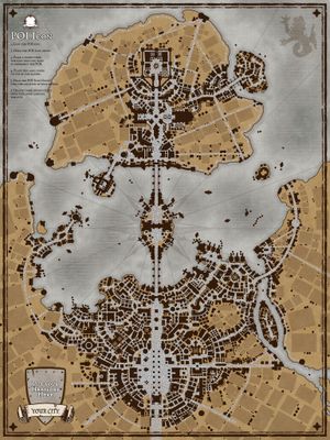 Carte 343, carte de JDR — battlemap pour Roll20 et Foundry VTT