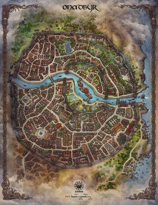 Carte 355, carte de JDR — battlemap pour Roll20 et Foundry VTT