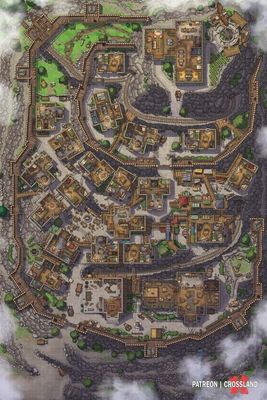 Carte 357, carte de JDR — battlemap pour Roll20 et Foundry VTT