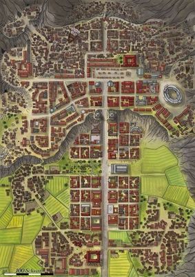 Carte 362, carte de JDR — battlemap pour Roll20 et Foundry VTT