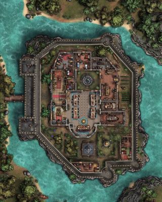 Carte 367, carte de JDR — battlemap pour Roll20 et Foundry VTT