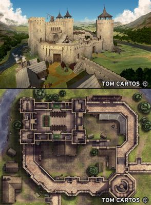 Carte 370, carte de JDR — battlemap pour Roll20 et Foundry VTT