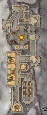 Carte 372, carte de JDR — battlemap pour Roll20 et Foundry VTT