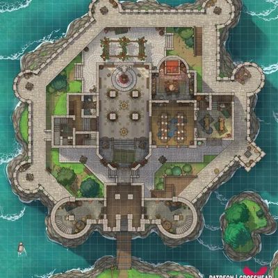 Carte 378, carte de JDR — battlemap pour Roll20 et Foundry VTT