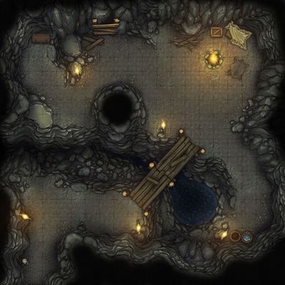 Carte 382, carte de JDR — battlemap pour Roll20 et Foundry VTT
