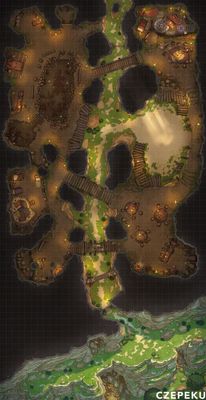 Carte 388, carte de JDR — battlemap pour Roll20 et Foundry VTT
