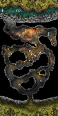 Carte 391, carte de JDR — battlemap pour Roll20 et Foundry VTT
