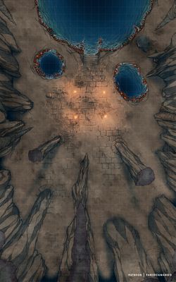 Carte 392, carte de JDR — battlemap pour Roll20 et Foundry VTT