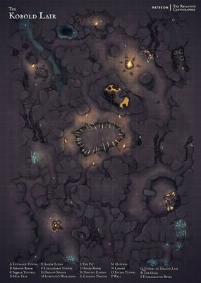 Carte 398, carte de JDR — battlemap pour Roll20 et Foundry VTT