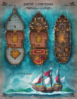 Carte 404, carte de JDR — battlemap pour Roll20 et Foundry VTT