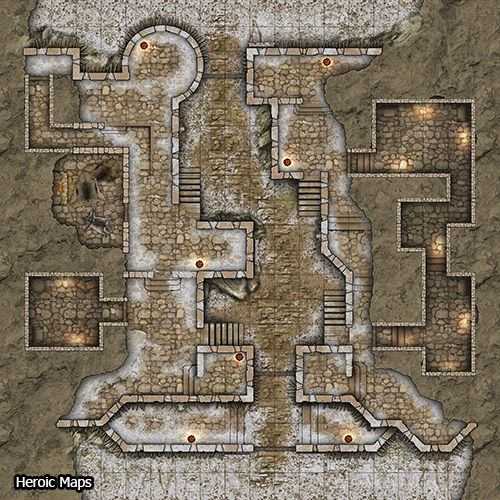 Carte 41, carte de JDR — battlemap pour Roll20 et Foundry VTT