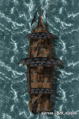 Carte 411, carte de JDR — battlemap pour Roll20 et Foundry VTT